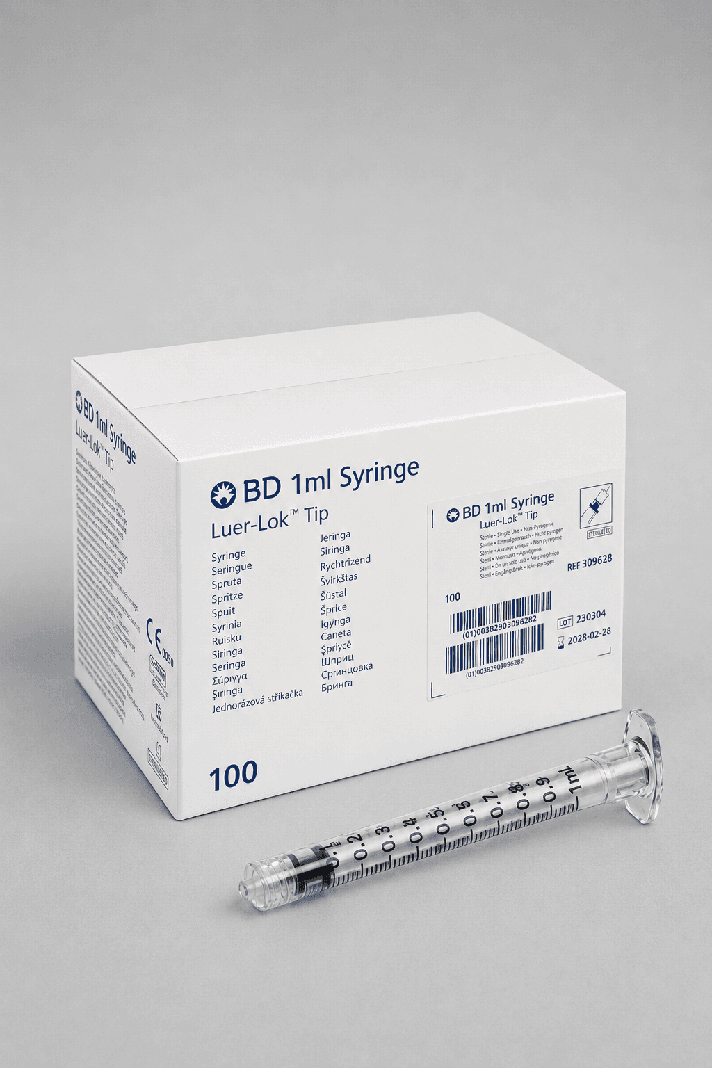 Bd Luer Lock 1Ml Enjektör 10'lu