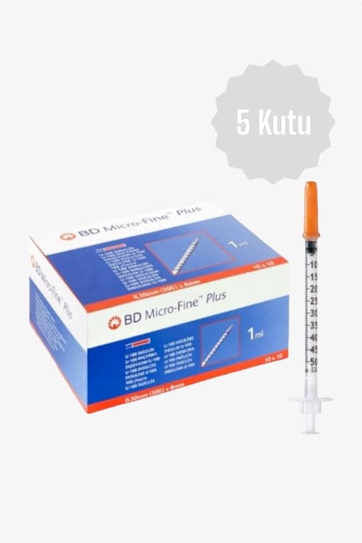 Bd Micro-Fine 1 Ml ( 30Gx8mm ) Enjektör 100'lü 5 Kutu