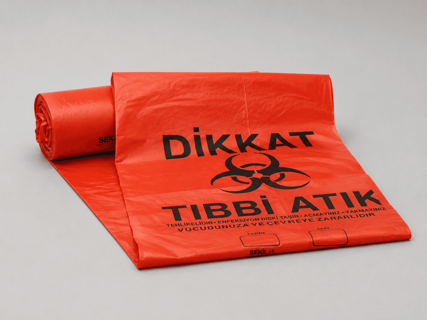 Eko Tıbbi Atık Poşeti Battal Boy 10'lu Rolu