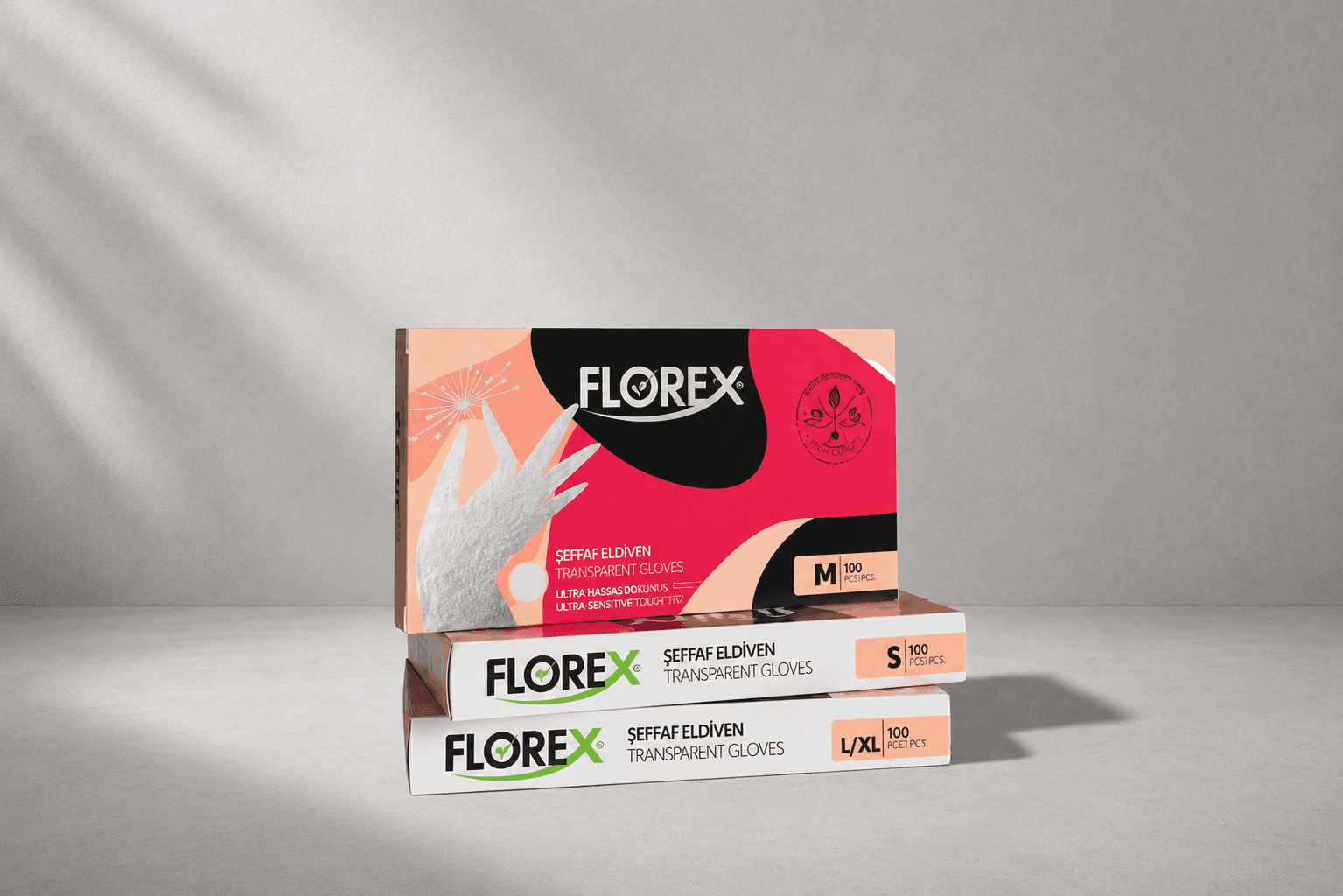 Florex Eldiven Şeffaf